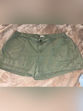 Merona Olive Green Drawstring Casual Shorts